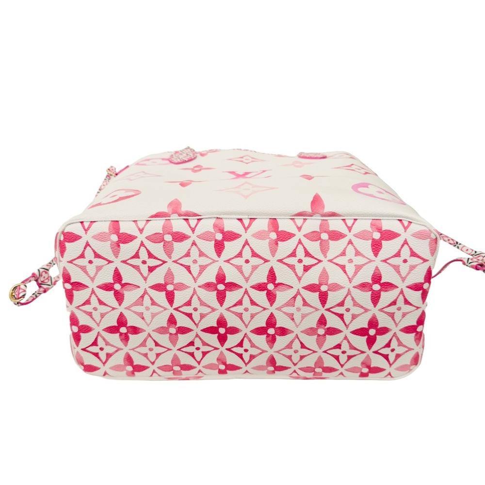 Louis Vuitton By the Pool Monogram Giant Neverfull MM Tote Rose Pink M22980 - Picture 9 of 15